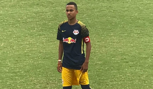 Volante do sub-15 do Red Bull Brasil segue rotina de treinos remotos