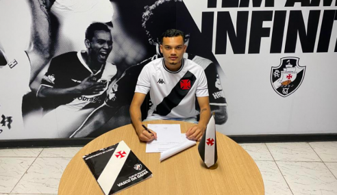 Vasco assina contrato com volante do sub-20 e anuncia mais um reforço