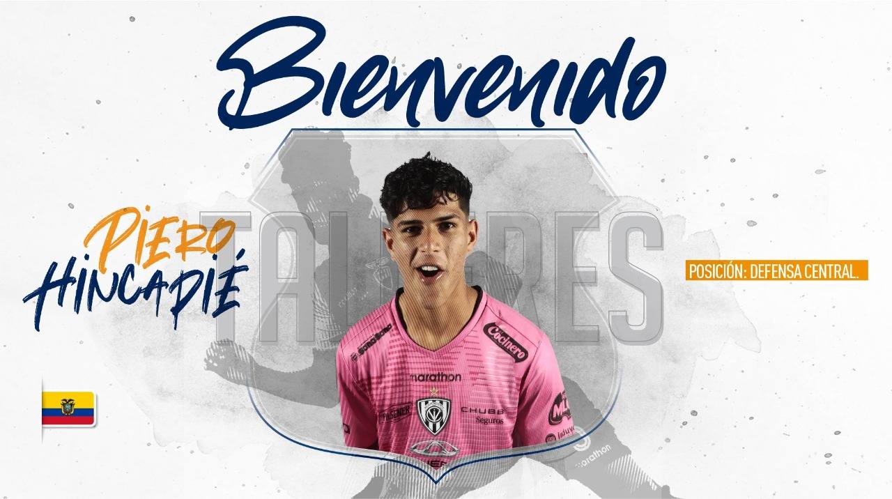 Independiente del Valle-EQU vende jovem zagueiro ao Talleres-ARG