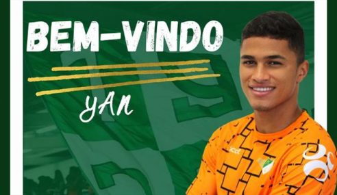 Palmeiras oficializa empréstimo de Yan para o Moreirense-POR