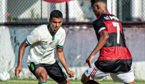 América-MG ganha do Flamengo no Rio pelo Brasileiro Sub-20