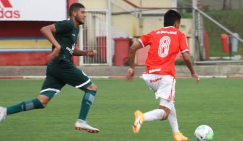 Internacional vira, mas leva empate do Goiás e perde os 100% no Brasileirão sub-20