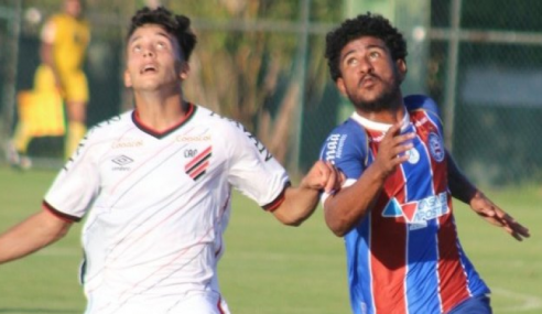 Em jogo de cinco gols, Athletico-PR vence Bahia pelo Brasileirão sub-20