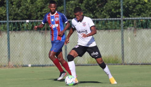 Corinthians reage no fim, vira sobre o Bahia e vence a segunda seguida no Brasileirão sub-17