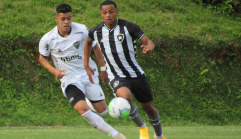 Em jogo equilibrado, Botafogo e Atlético-MG empatam pelo Brasileirão sub-17