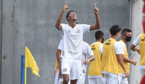 Artilheiro aparece e Santos vence CRB pelo Brasileirão de Aspirantes