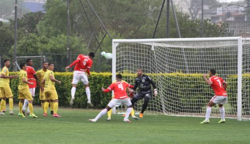 Inter goleia Galvez no jogo de ida das oitavas da Copa do Brasil sub-20