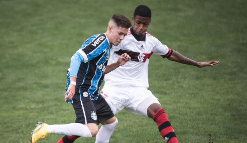 Grêmio e Flamengo empatam e seguem estacionados na tabela do Brasileirão sub-20