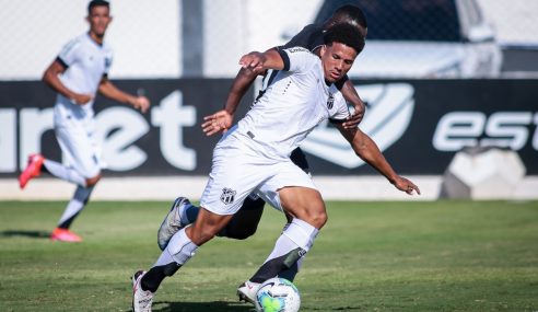Ceará cede empate ao Botafogo no fim pelo Brasileirão sub-20