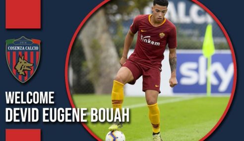 Roma-ITA empresta lateral de 19 anos ao Cosenza-ITA