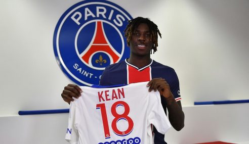 Moise Kean é emprestado pelo Everton-ING ao PSG-FRA