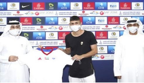 Sharjah FC-EAU anuncia contratação de jovem atacante do São Bernardo FC