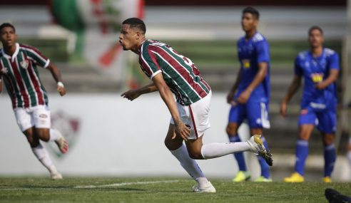 Fluminense aplica goleada no Cruzeiro e pula para a ponta no Brasileirão sub-20