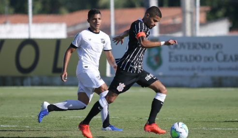 Corinthians vira sobre o Ceará com gol nos acréscimos pelo Brasileirão sub-20