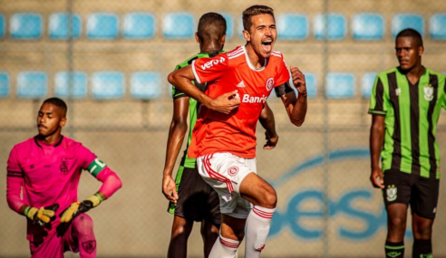 Com um a menos, Internacional bate América-MG fora de casa pelo Brasileirão Sub-20