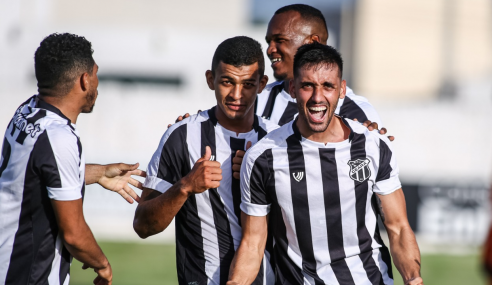 Ceará goleia Paraná e fica com a liderança do seu grupo no Brasileirão de Aspirantes