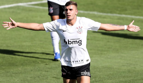 Com três de Eduardo Tanque, Corinthians vence duelo de líderes contra o Taubaté no Paulistão sub-20