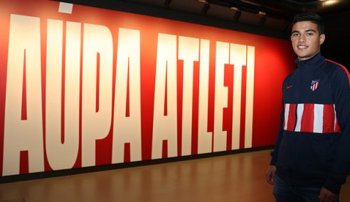 Atlético de Madrid-ESP apresenta jovem atacante proveniente do Celta de Vigo-ESP
