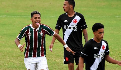 Com gol no fim, Fluminense bate Vasco na ida das quartas de final do Brasileirão sub-17