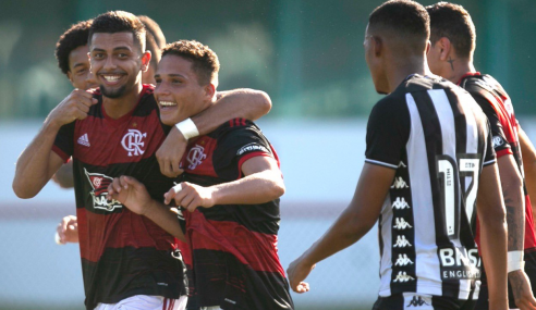 Flamengo vence e encerra sequência invicta do Botafogo no Brasileirão Sub-20