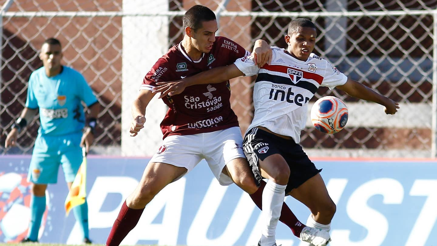 São Paulo cede empate ao Juventus no fim pelo Paulistão sub-20