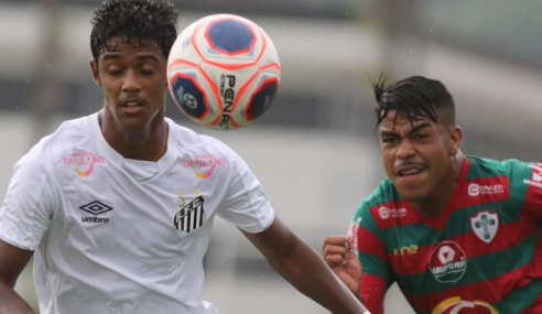 Santos fica no 0 a 0 com a Portuguesa e empata quarta seguida no Paulistão sub-20