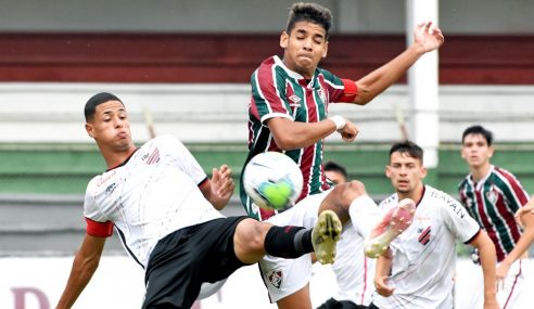 Fluminense é goleado pelo Athletico-PR e fará clássico nas quartas do Brasileirão sub-17