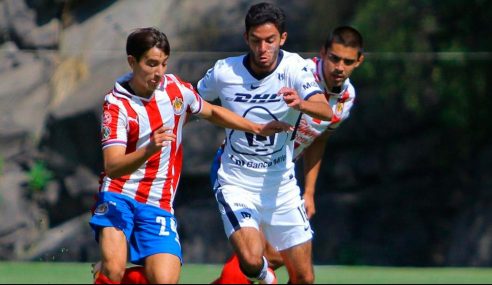 Líder Guadalajara perde para o Pumas UNAM, no Mexicano sub-20