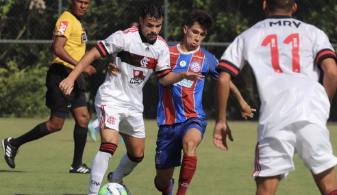 Bahia marca no fim e vence Flamengo pelo Brasileirão Sub-20