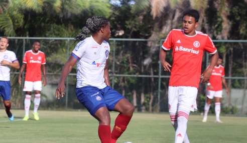 Internacional cede empate ao Bahia e fica fora das quartas do Brasileirão Sub-20