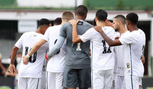 Santos vence, deixa lanterna e tira Palmeiras do G-8 do Brasileirão Sub-20