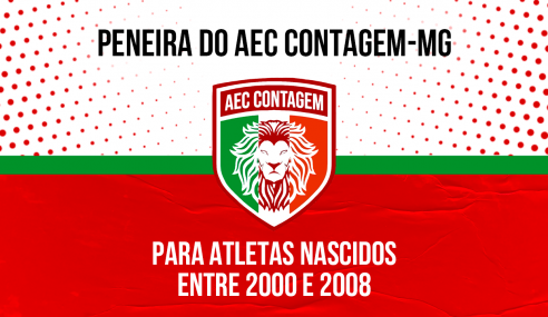 AEC Contagem-MG realizará peneira com semana de avaliação