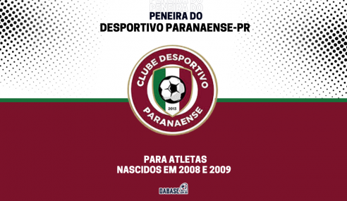 Desportivo Paranaense-PR tem inscrições abertas para peneira no sub-13