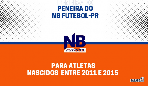 NB Futebol realizará peneira para cinco categorias