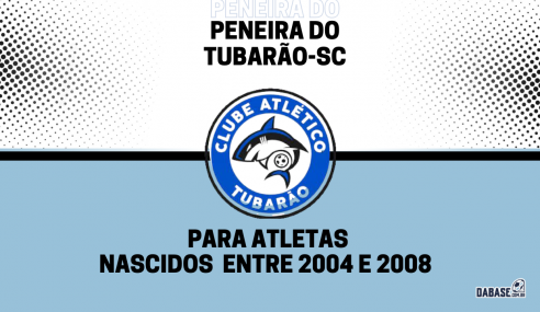 Tubarão-SC realizará peneira para duas categorias