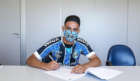 Grêmio empresta atacante de 18 anos ao Esportivo