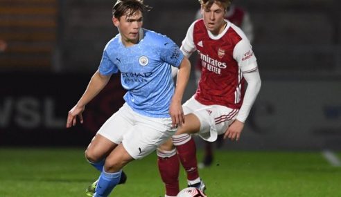Manchester City vence Arsenal fora e segue na ponta do Inglês Sub-23