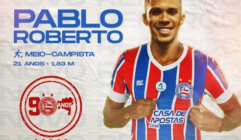 Bahia anuncia contratação de meio-campista do Vila Nova