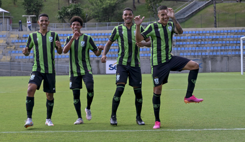 Na abertura do Mineiro Sub-20, América faz 5 a 0 no Ipatinga