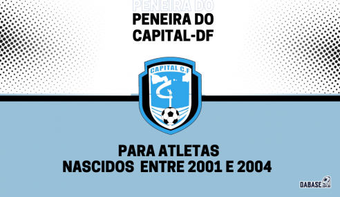 Capital-DF realizará peneira para a equipe sub-20