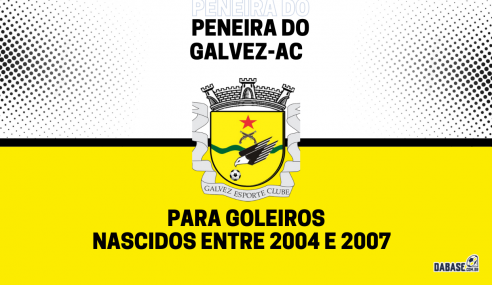 Galvez-AC realizará peneira para goleiros de duas categorias