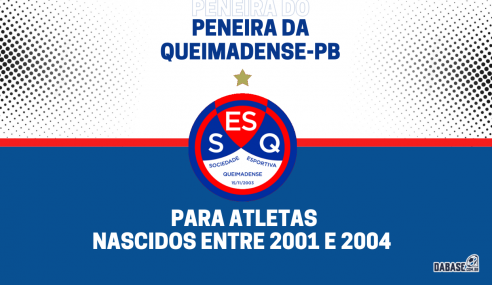 Queimadense-PB realizará peneira para a equipe sub-20