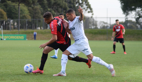 Athletico-PR vence Palmeiras e entra no G-8 no Brasileirão Sub-20