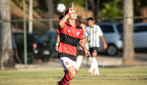 De virada, Flamengo derrota Atlético-MG e vence a segunda no Brasileirão Sub-20