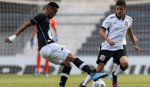 Fora de casa, Vasco atropela e deixa Corinthians na lanterna do Brasileirão Sub-20