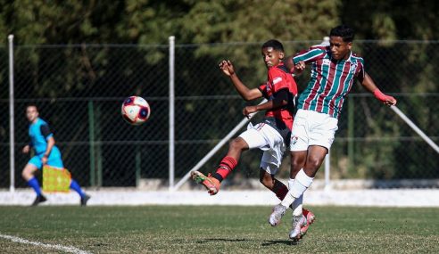 Fluminense e Flamengo empatam no jogo de ida da final da Copa Rio Sub-15