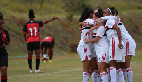 São Paulo deslancha no fim e goleia Vitória pelo Brasileirão Feminino Sub-18