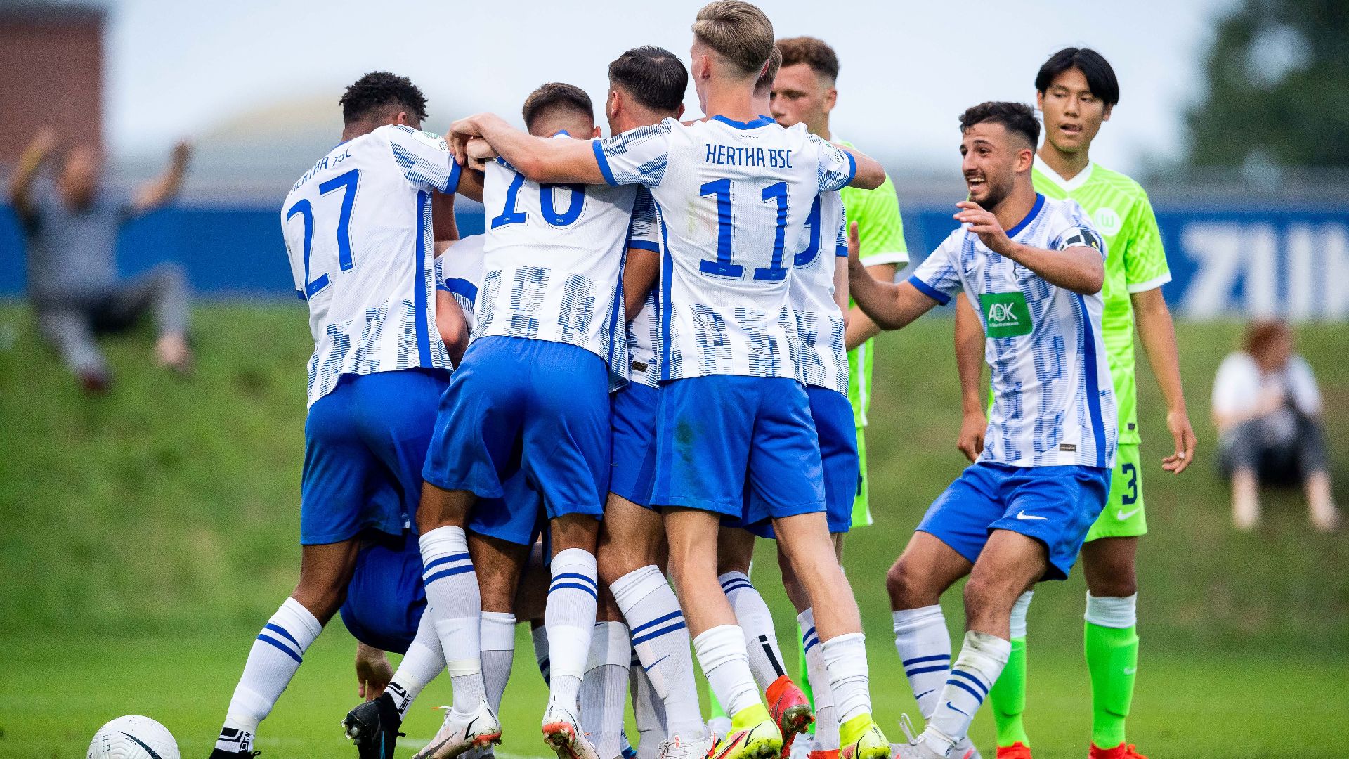 Gol no último minuto garante estreia vitoriosa do Hertha no Alemão Sub-19