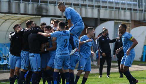 Grêmio bate Bahia e fica com liderança do Grupo A do Brasileirão de Aspirantes