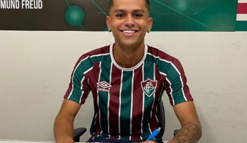 Destaque do time sub-20, filho de Marco Brito renova com Fluminense